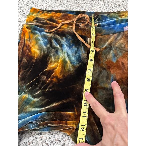 Haley Bob VTG Womens Tie Dye Yoga Hippie Palazzo Pants Bell Bottoms, S - Picture 5 of 7